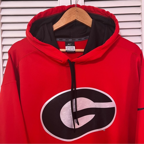 Nike Other - Nike Therma-Fit UGA, University of Georgia Hoodie, Red / Logo, Size XXL